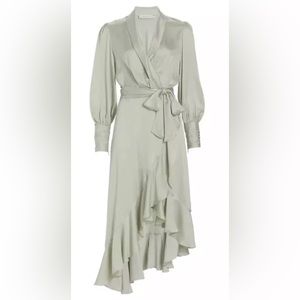 Brand new Zimmermann 100% silk wrap dress